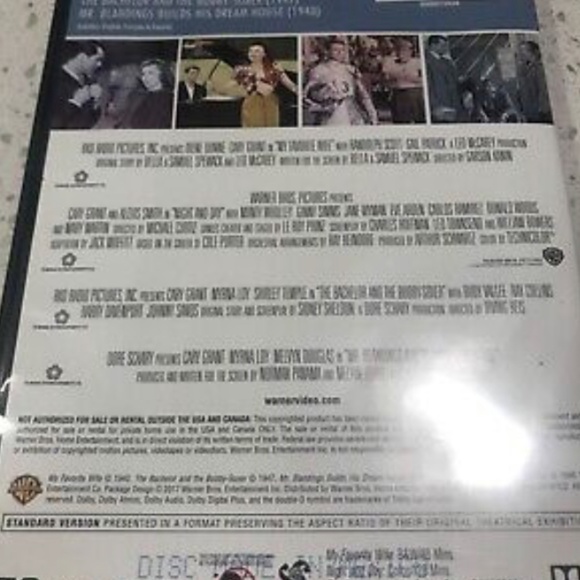 Silver Screen Icons Cary Grant DVD  4 Movies - Classics - Like New - DVD Set - Picture 4 of 4